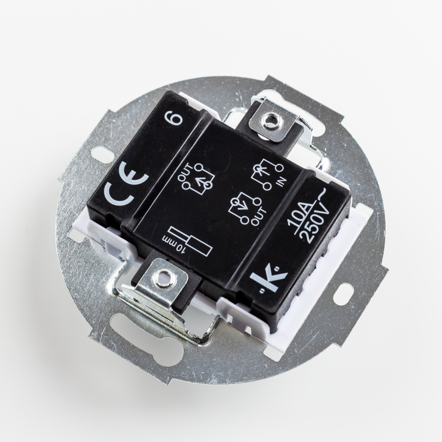 Kliklap - Retro Treppenschalter ohne Rahmen Nr. 6 Grau