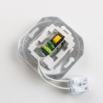 Kliklap - Retro USB-Steckdose A+C mit Rahmen, Altrosa