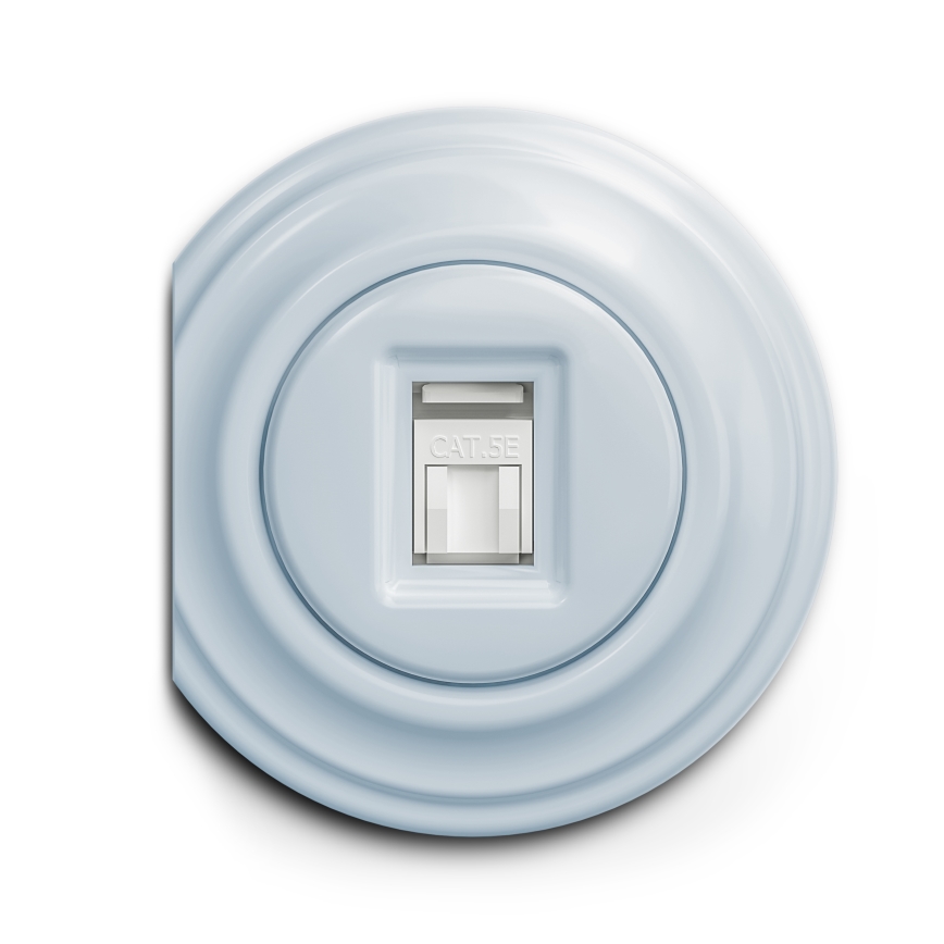 Kliklap - Vintage-Datendose blau