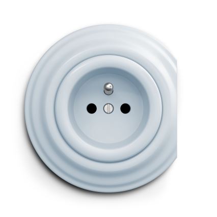 Kliklap - Vintage-Rahmen Seite blau