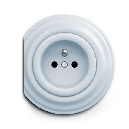 Kliklap - Vintage-Rahmen Seite blau