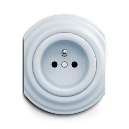 Kliklap - Vintage-Rahmen zentral blau