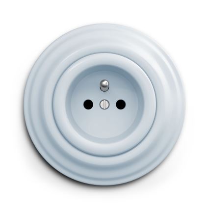 Kliklap - Vintage-Steckdose 230V blau