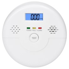 Kohlenmonoxid (CO)-Detektor mit Alarm 9V