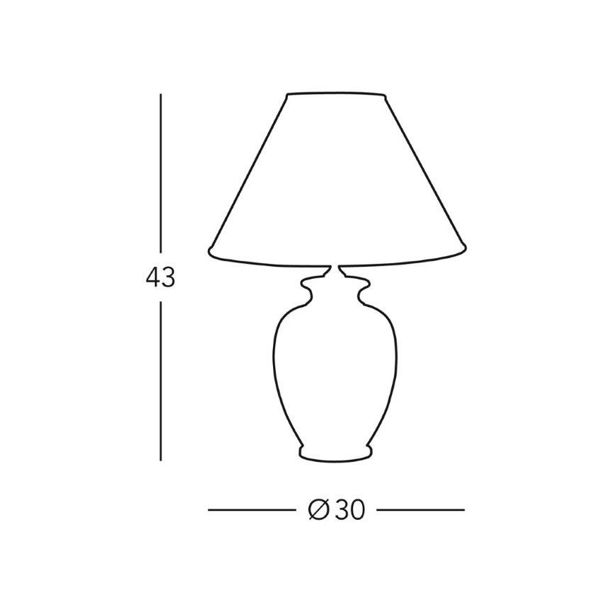 Kolarz 0014.73 - Tischleuchte GIARDINO 1xE27/100W/230V