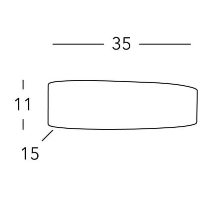 Kolarz 0286.61 - Wandbeleuchtung DISCUS 1xG9/75W/230V