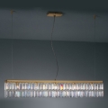 Kolarz 314.87.3 - Kristall-Pendelleuchte an Seil PRISMA 7xG9/25W/230V 24K Gold