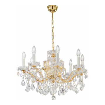 Kolarz 3149.88.3.KoT - Kristall-Kronleuchter an Kette MARIA LOUISE 8xE14/40W/230V 24K Gold