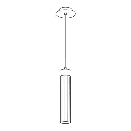 Kolarz 6009.30160 - Kronleuchter an Schnur RAGGIO 1xE14/25W/230V mattchrom