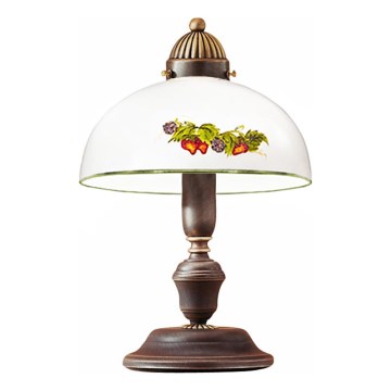 Kolarz 731.73.121 - Tischleuchte NONNA 1xE14/60W/230V Trauben/Erdbeeren