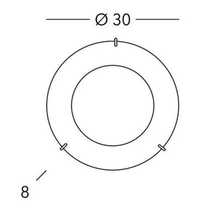 Kolarz A1306.11.3 - Deckenleuchte MOON 1xE27/60W/230V