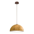 Kolarz A1339.31.Co.VinAu/50 - Hängeleuchte an Kabel CULT 1xE27/100W/230V Ø 50 cm goldfarben