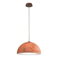 Kolarz A1339.31.Co.VinCu/40 - Hängeleuchte CULT an Seil 1xE27/100W/230V Ø 40 cm kupferfarben