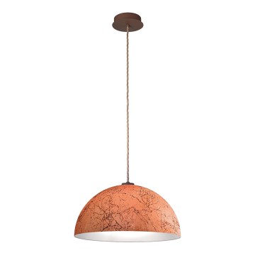 Kolarz A1339.31.Co.VinCu/40 - Hängeleuchte CULT an Seil 1xE27/100W/230V Ø 40 cm kupferfarben