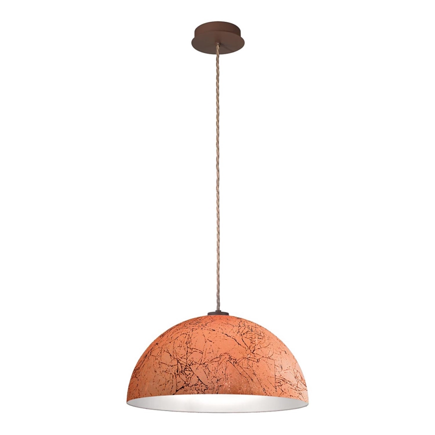 Kolarz A1339.31.Co.VinCu/40 - Hängeleuchte CULT an Seil 1xE27/100W/230V Ø 40 cm kupferfarben