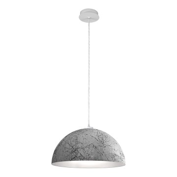 Kolarz A1339.31.Wm.VinAg/50 - Hängeleuchte CULT an Seil 1xE27/100W/230V Ø 50 cm silber