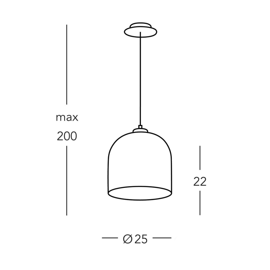 Kolarz A1352.31.W - Hängeleuchte an Seil NONNA 1xE27/60W/230V Eiche/Weiß