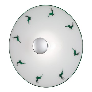 Kolarz A1353.61.XL.5.G.100 - Wandleuchte NONNA 1xE27/100W/230V Hirschgrün