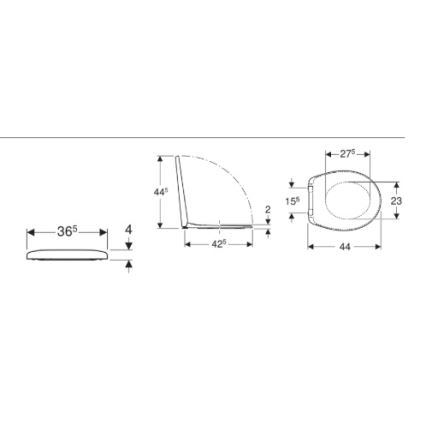 Kolo K90123000 - WC-Sitz Rekord Duroplast/weiß