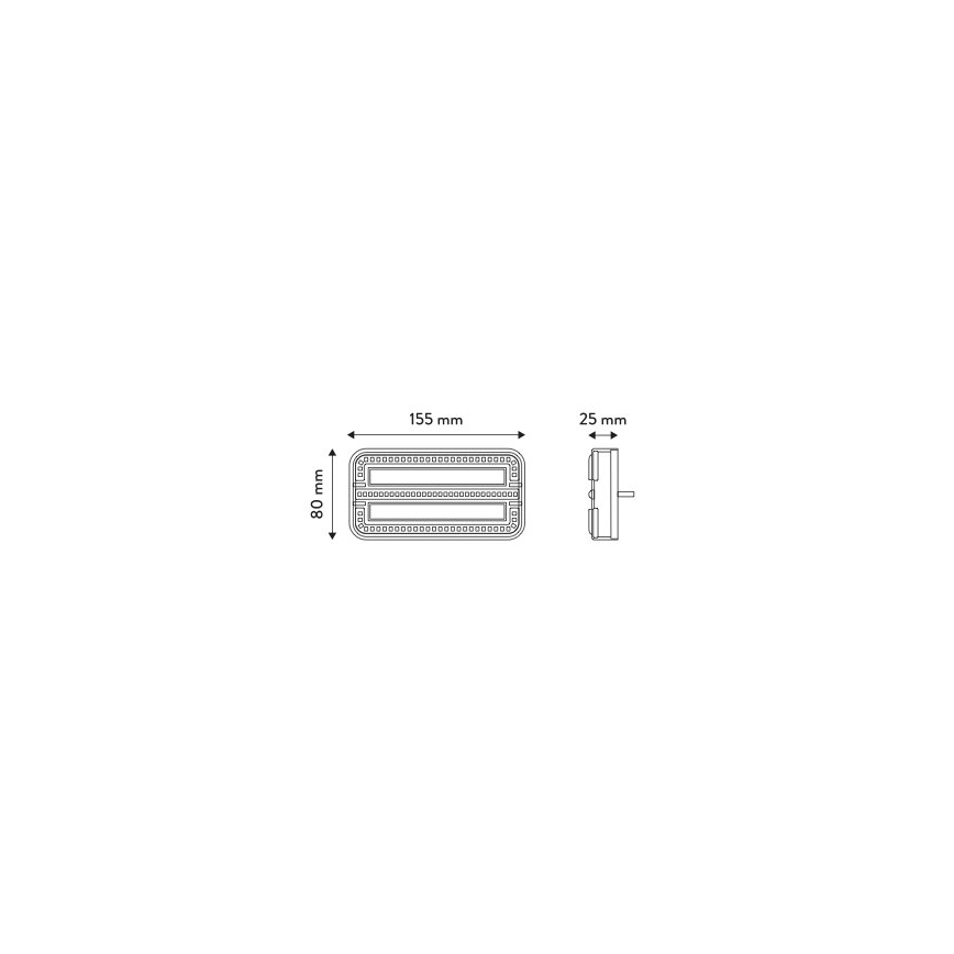 Kombiniertes LED-Licht LED/12-24V IP65