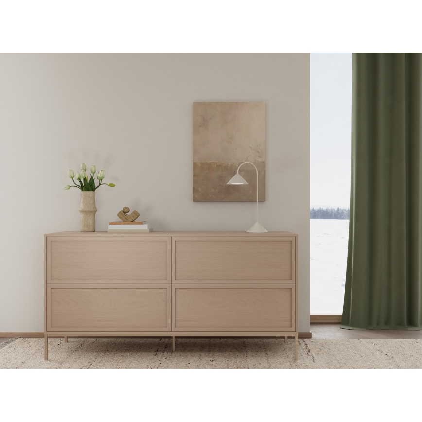 Kommode ALIN 157x40 cm taupe