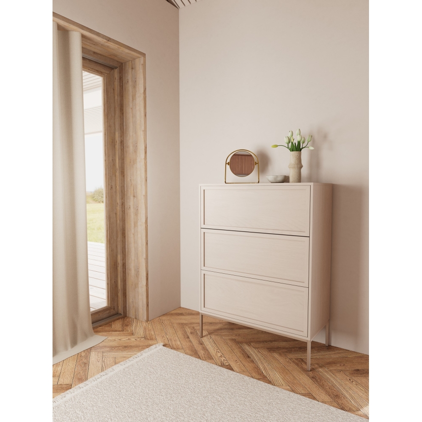 Kommode ALIN 80x40 cm Taupe