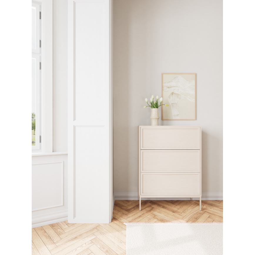 Kommode ALIN 80x40 cm Taupe
