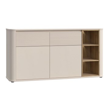 Kommode BASKO Beige/Eiche
