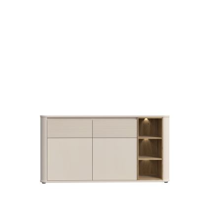 Kommode BASKO Beige/Eiche