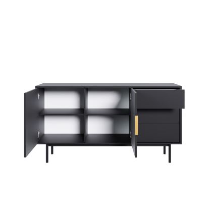 Kommode ELI 154x82x39 cm schwarz