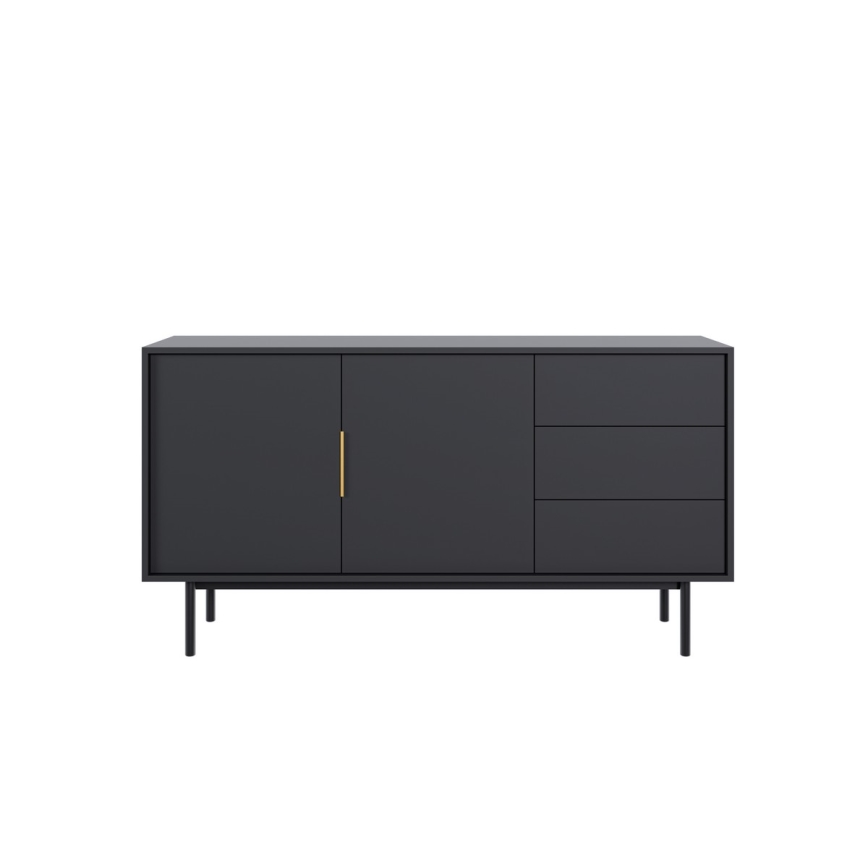 Kommode ELI 154x82x39 cm schwarz
