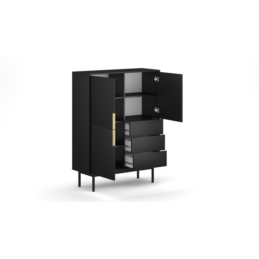 Kommode ELI, schwarz