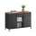 Kommode FIRA 110x40 cm schwarz/braun