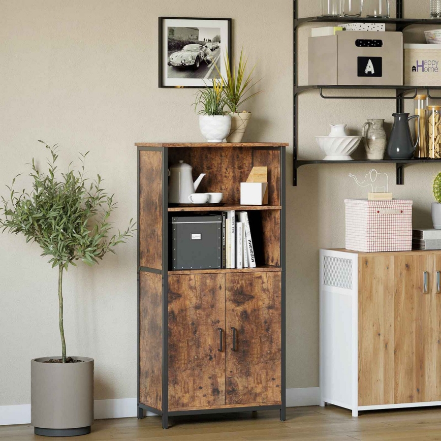 Kommode FIRA braun/schwarz