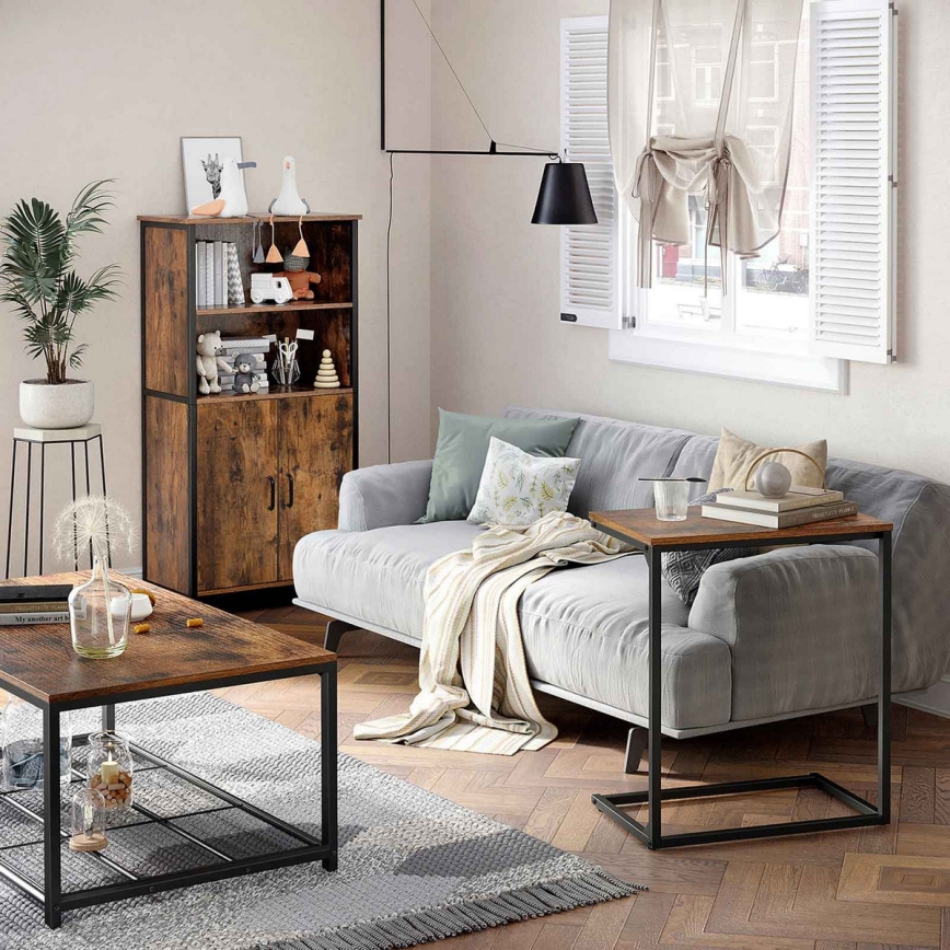 Kommode FIRA braun/schwarz