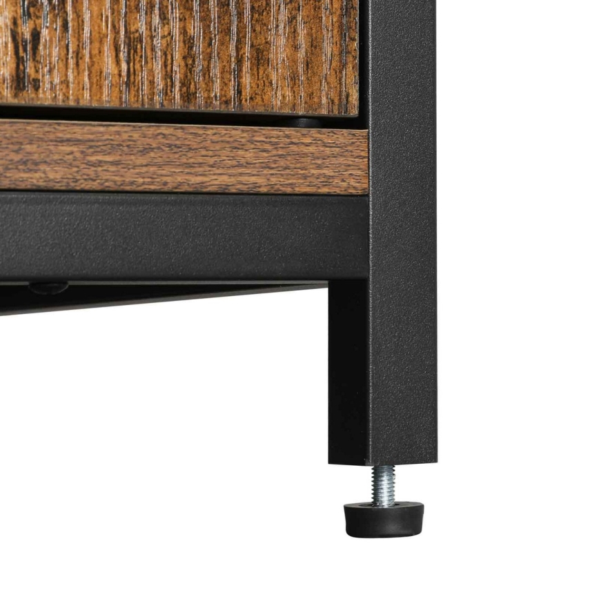Kommode FIRA braun/schwarz