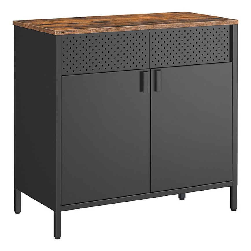 Kommode FIRA schwarz/braun