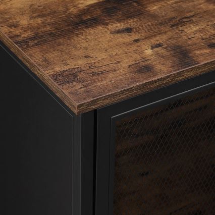 Kommode FIRA schwarz/braun
