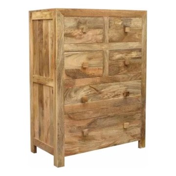 Kommode HINA 120x90 cm Massivholz/Mangobaum