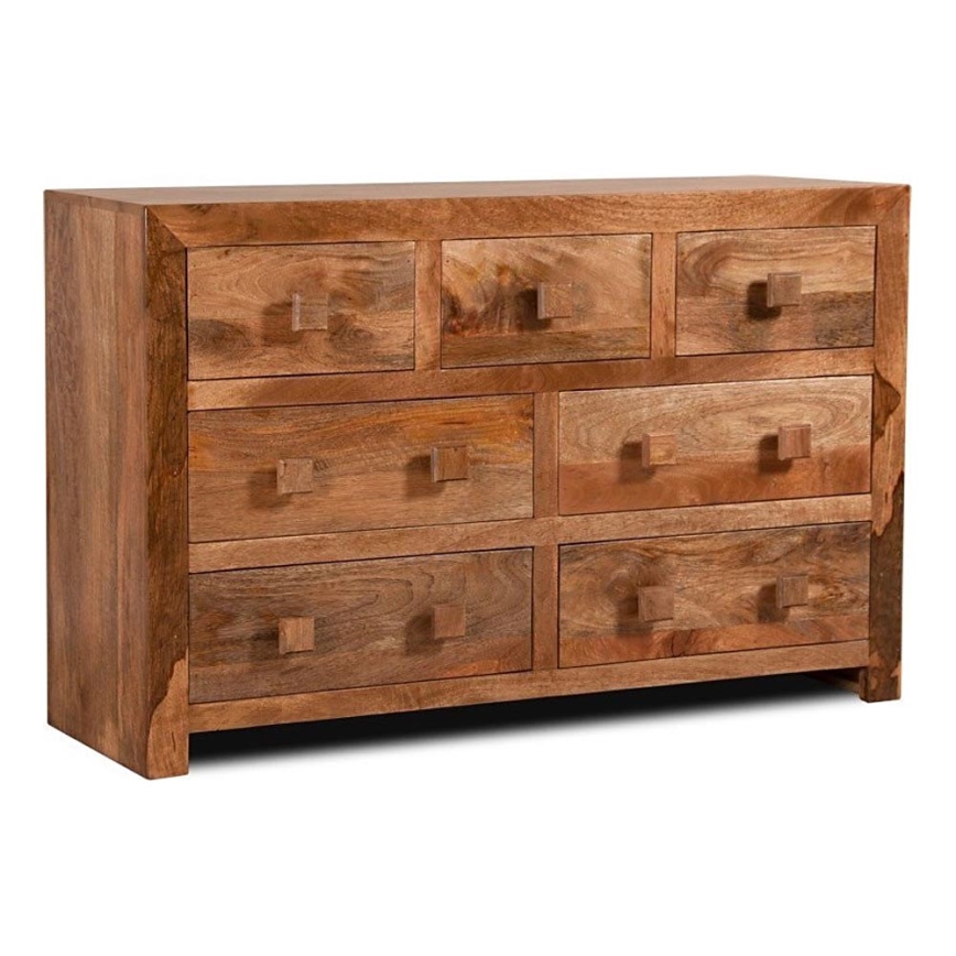 Kommode HINA 80x140 cm Massivholz/Mangobaum