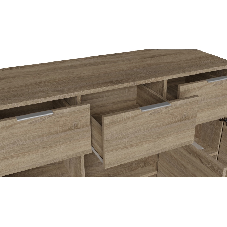 Kommode HOPE 120x78x35 cm Sonoma-Eiche