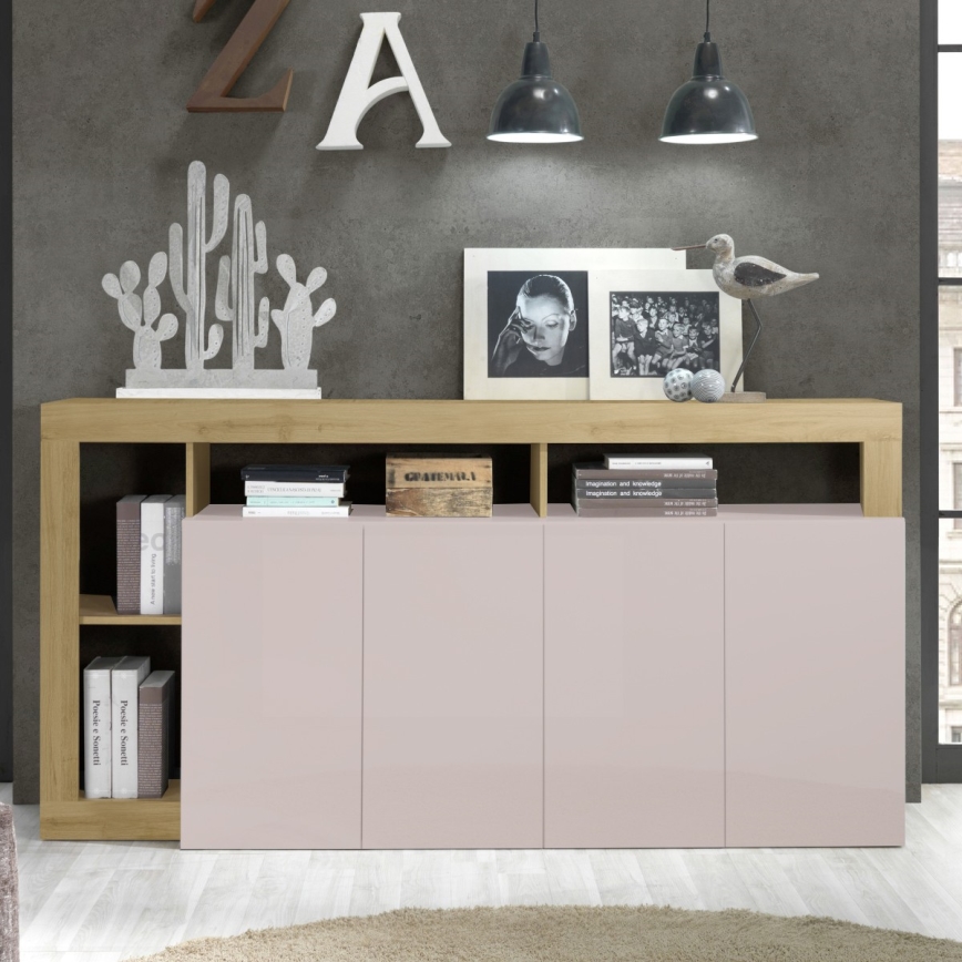 Kommode LENOR Kaschmir/Braun