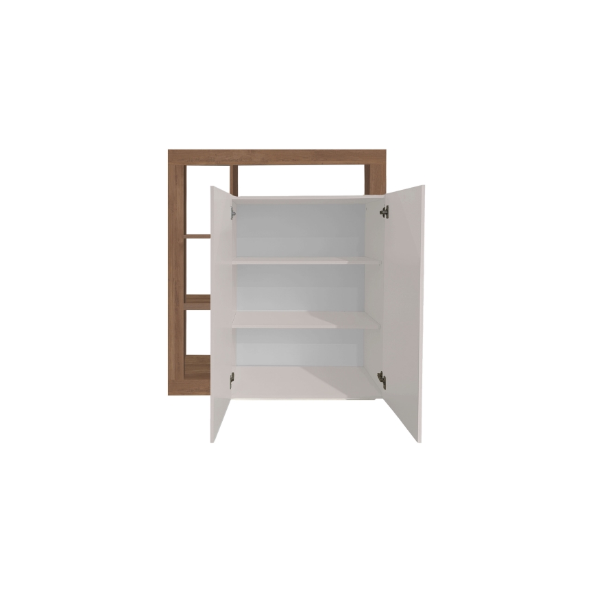 Kommode LENOR Kaschmir/Eiche