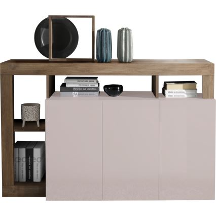 Kommode LENOR Kaschmir/Eiche