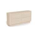Kommode MADERA 160x75 cm Weiß-Eiche