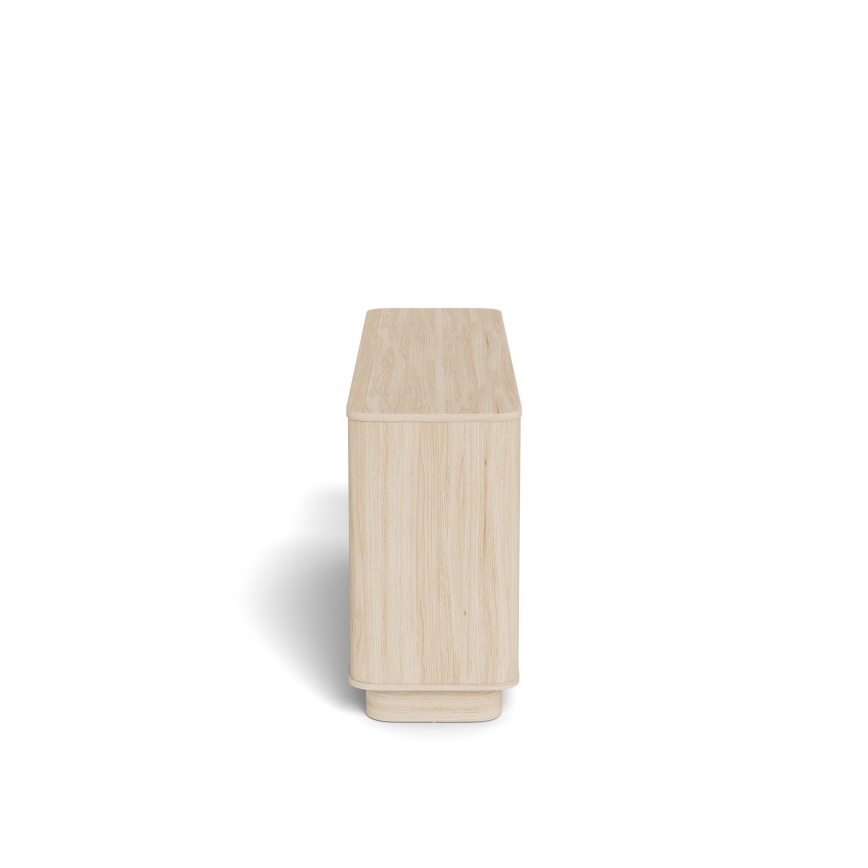 Kommode MADERA 160x75 cm Weiß-Eiche