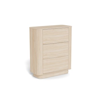 Kommode MADERA 90x107 cm weiße Eiche
