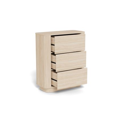 Kommode MADERA 90x107 cm weiße Eiche