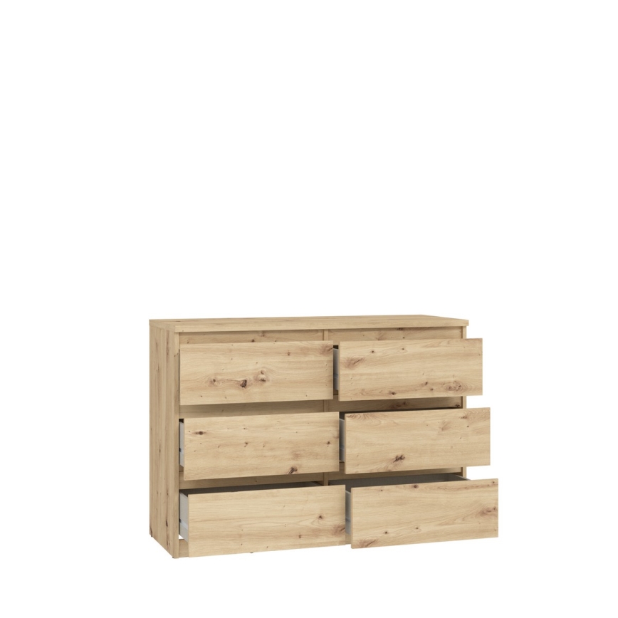 Kommode MAO mit Schubladen, Artisan-Eiche