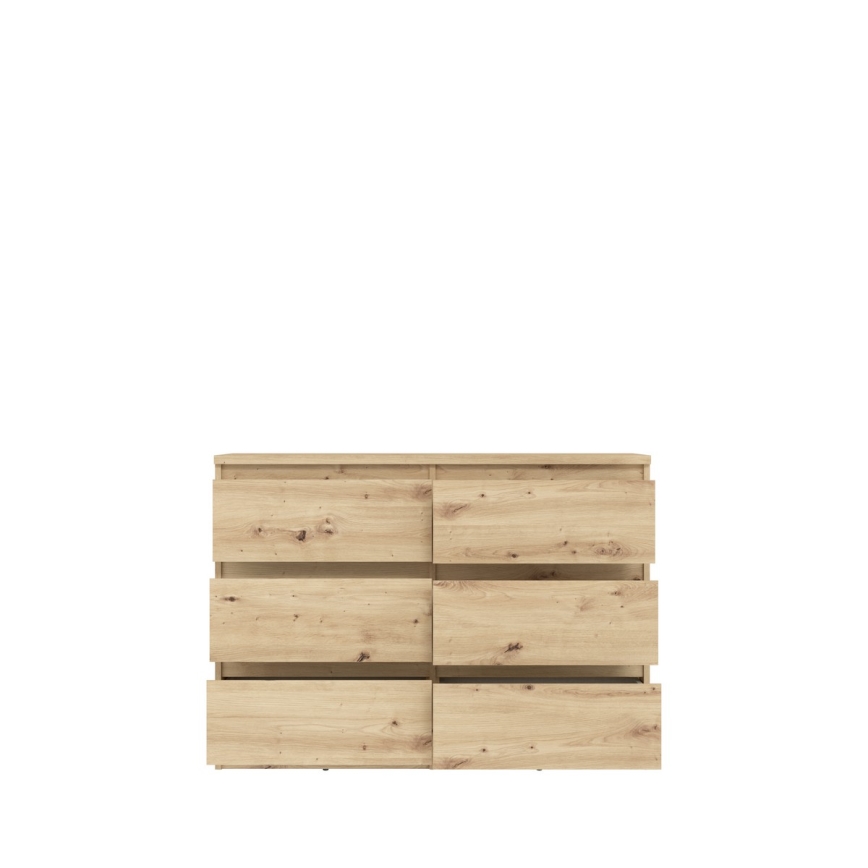 Kommode MAO mit Schubladen, Artisan-Eiche